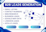 b2b lead generation, target email list building and google info leads